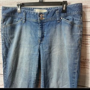 LAP LOW RISE CROPPED STRETCH JEANS